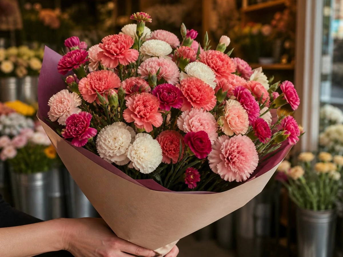 Гвоздики в Михайловске (Ставропольском крае)